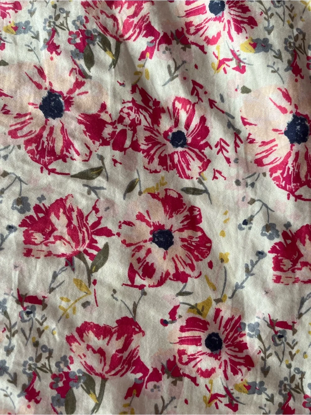 SweetHoney Nap Mat with Roses print cotton 0785 zipper pink white ruffle baby